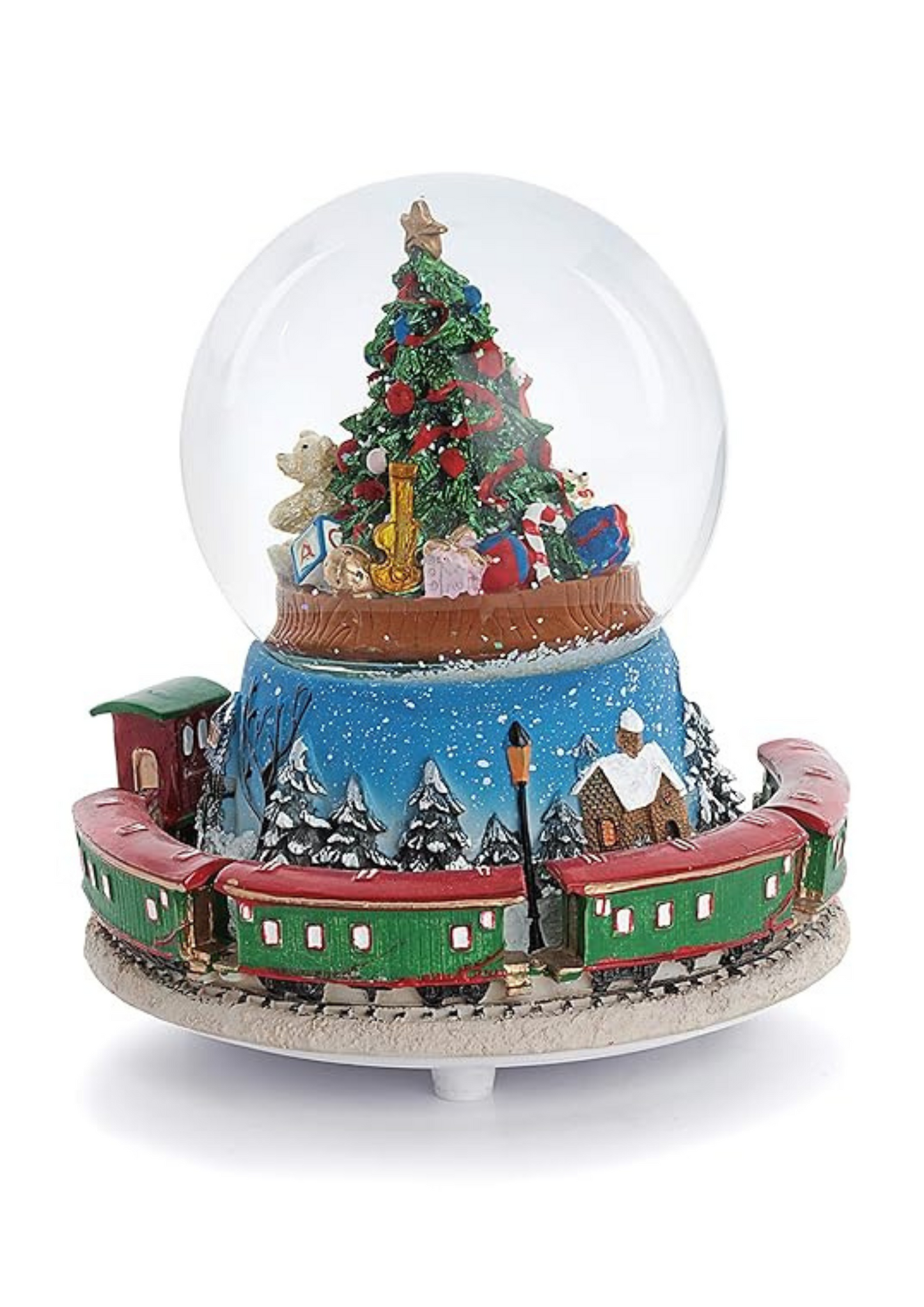 Carillon - Palla Neve Con Treno In Movimento