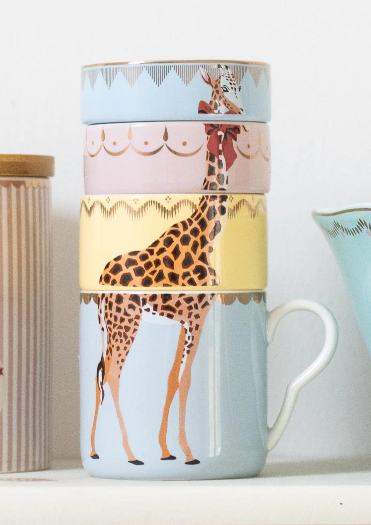 Tazza Con Misurini Impilabili Giraffa