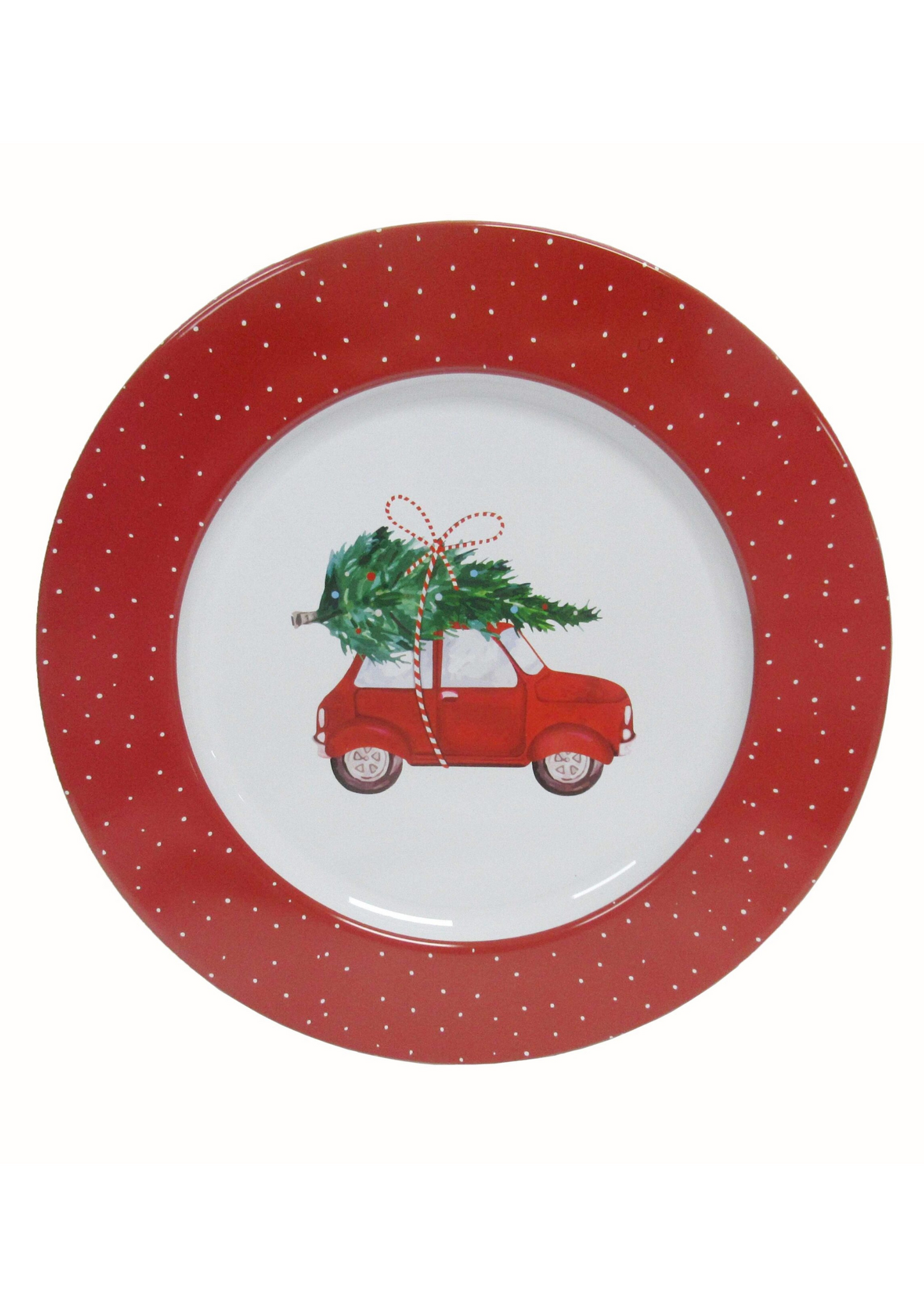 Sottopiatto Latta - Auto Con Albero