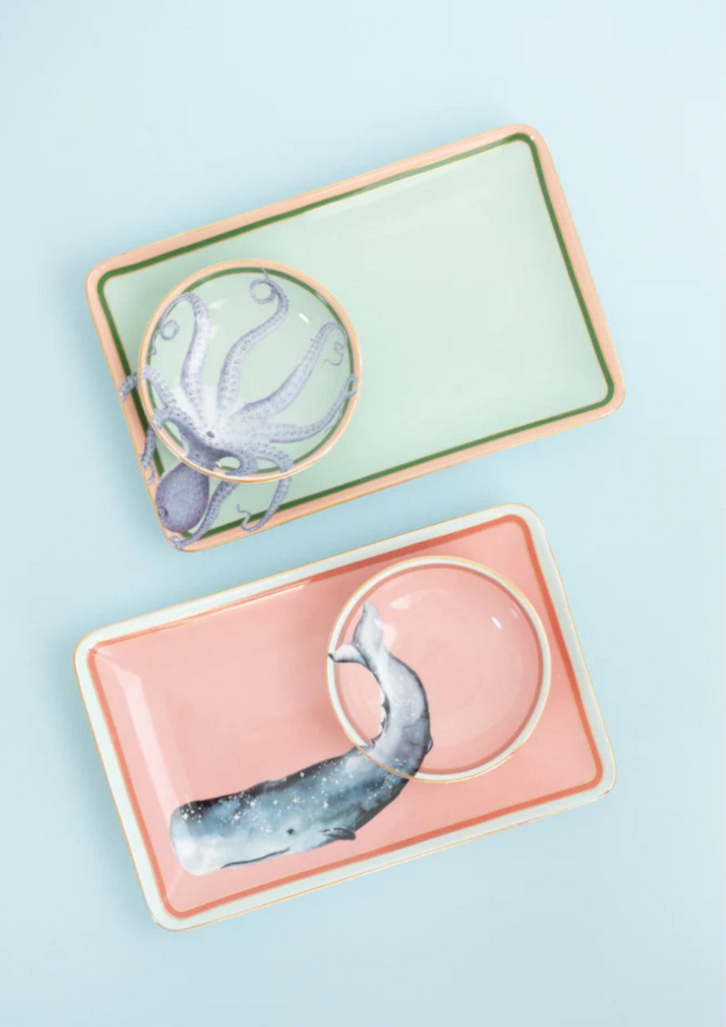 Sushi service - Whale & Octopus
