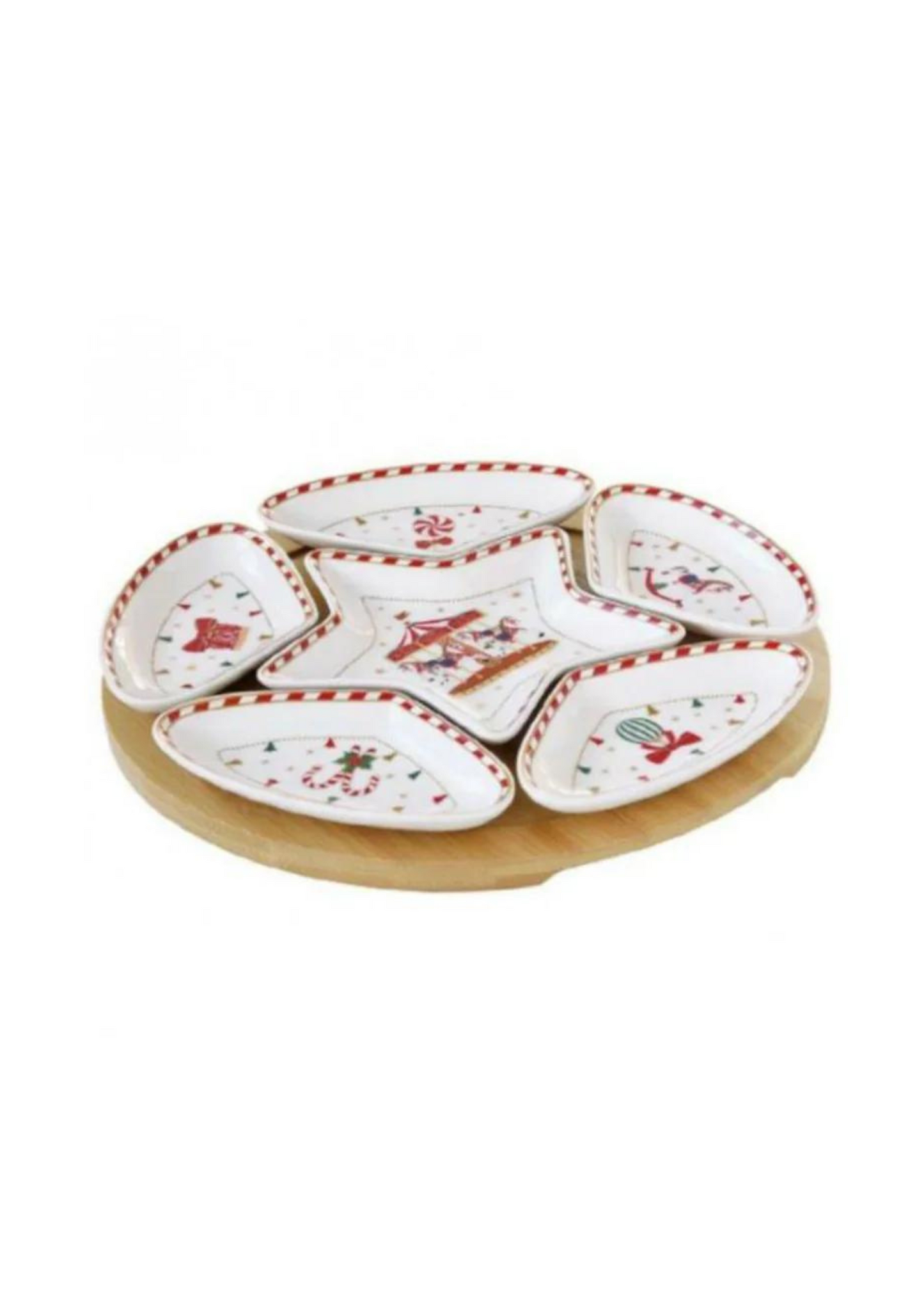 Set aperitivo tondo - Christmas wonderland