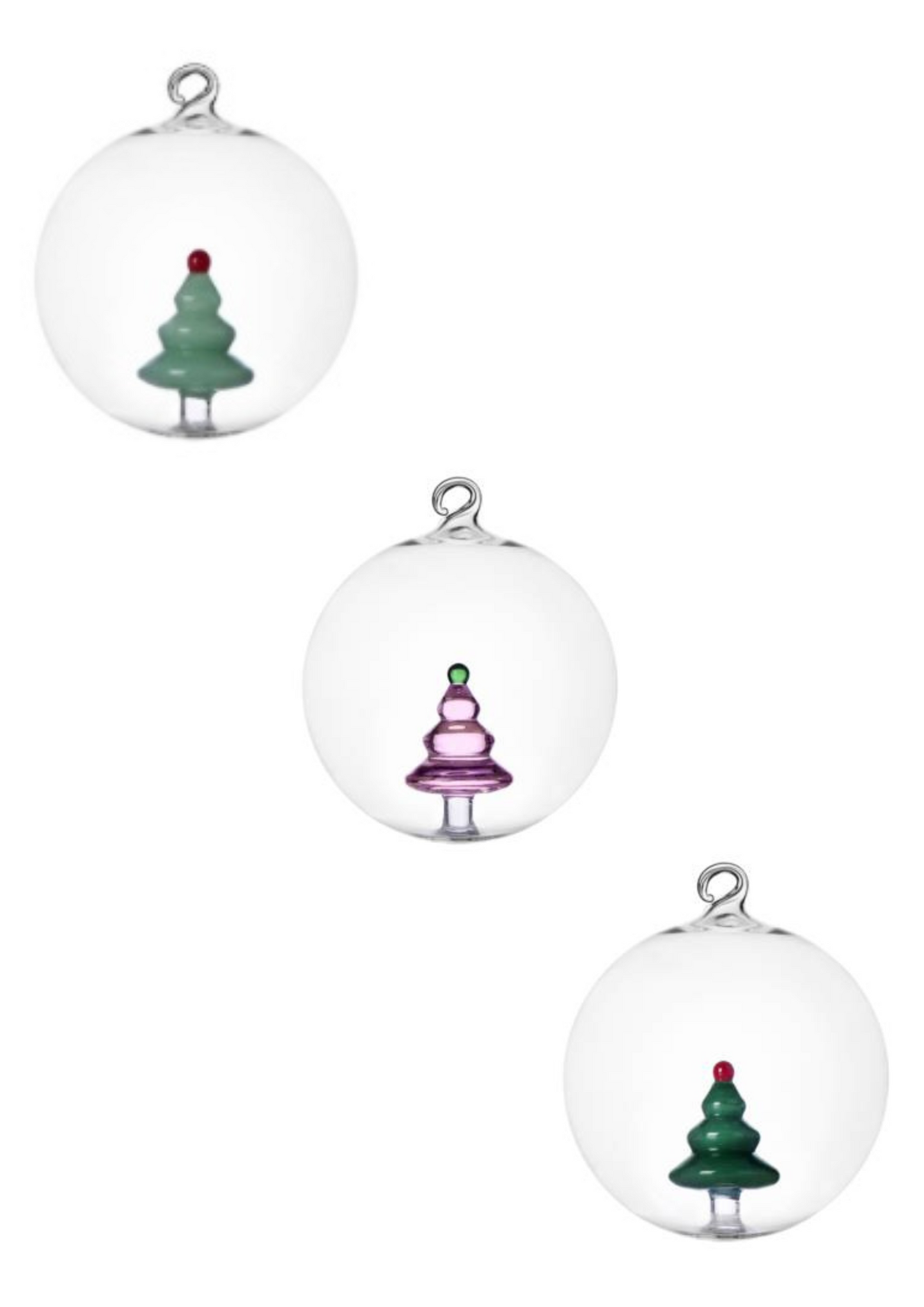 Pallina Di Natale - White Bear & Wish Tree