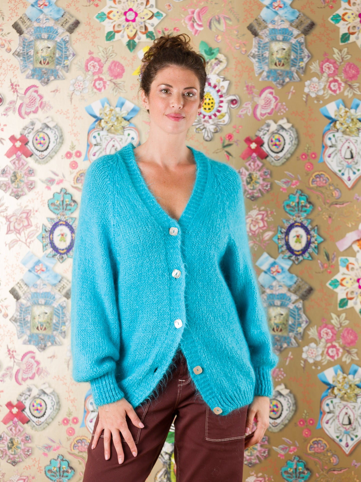 Cardigan Gansbaai in misto lana