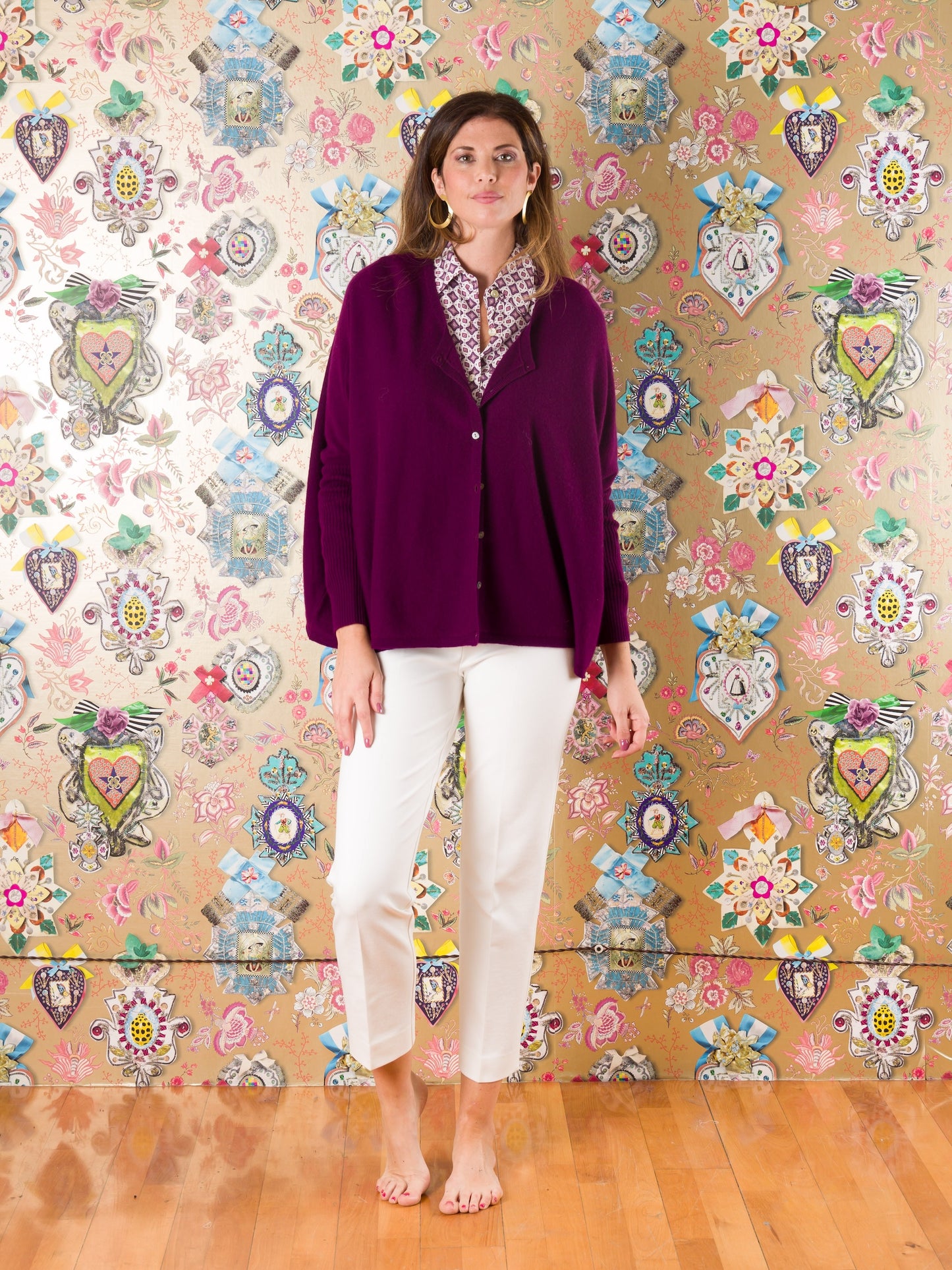 Cardigan Mtae in cashmere