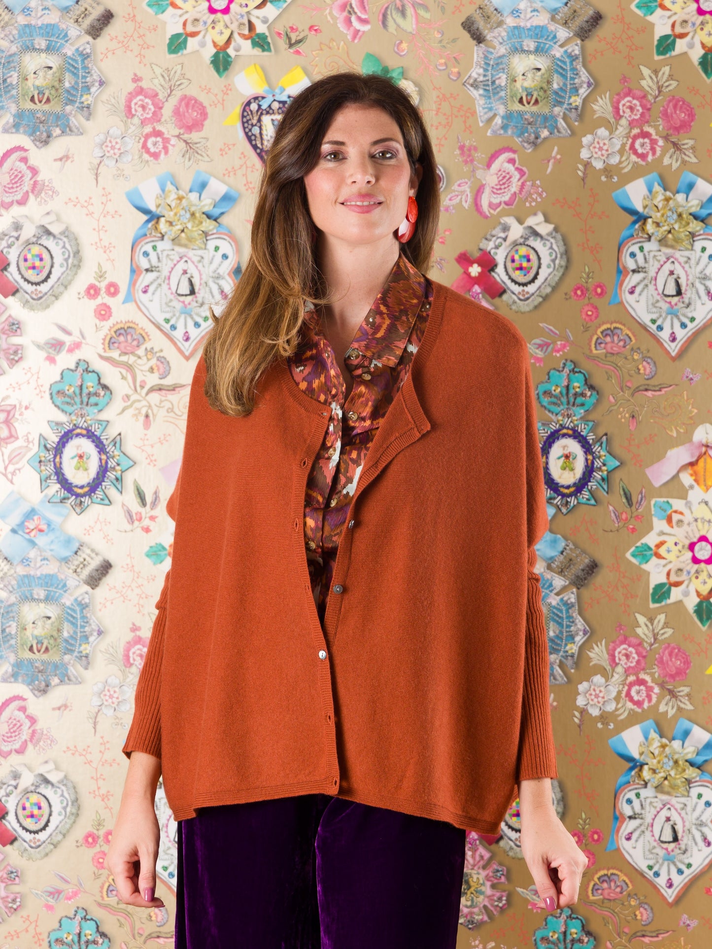 Cardigan Mtae in cashmere