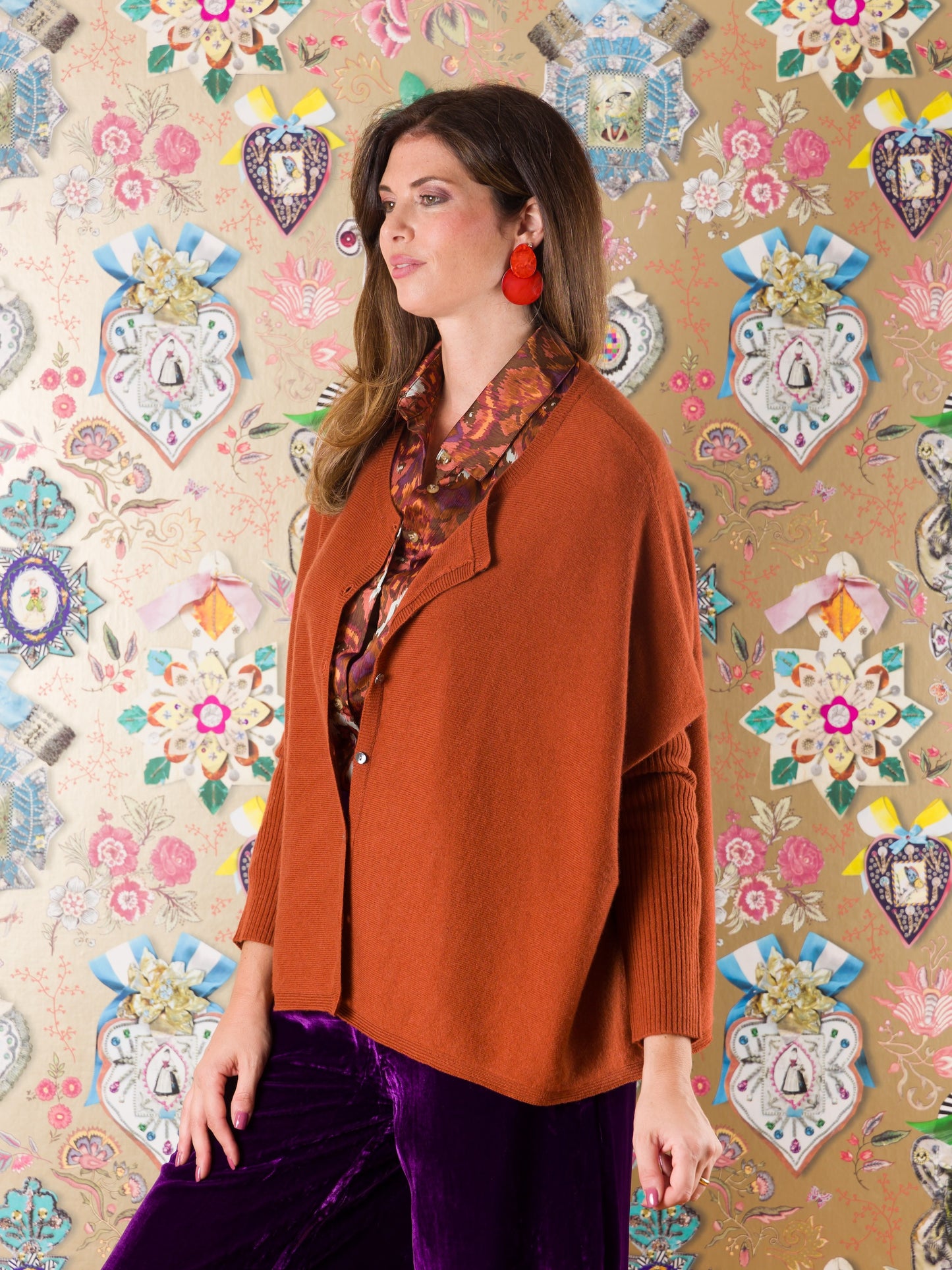 Cardigan Mtae in cashmere