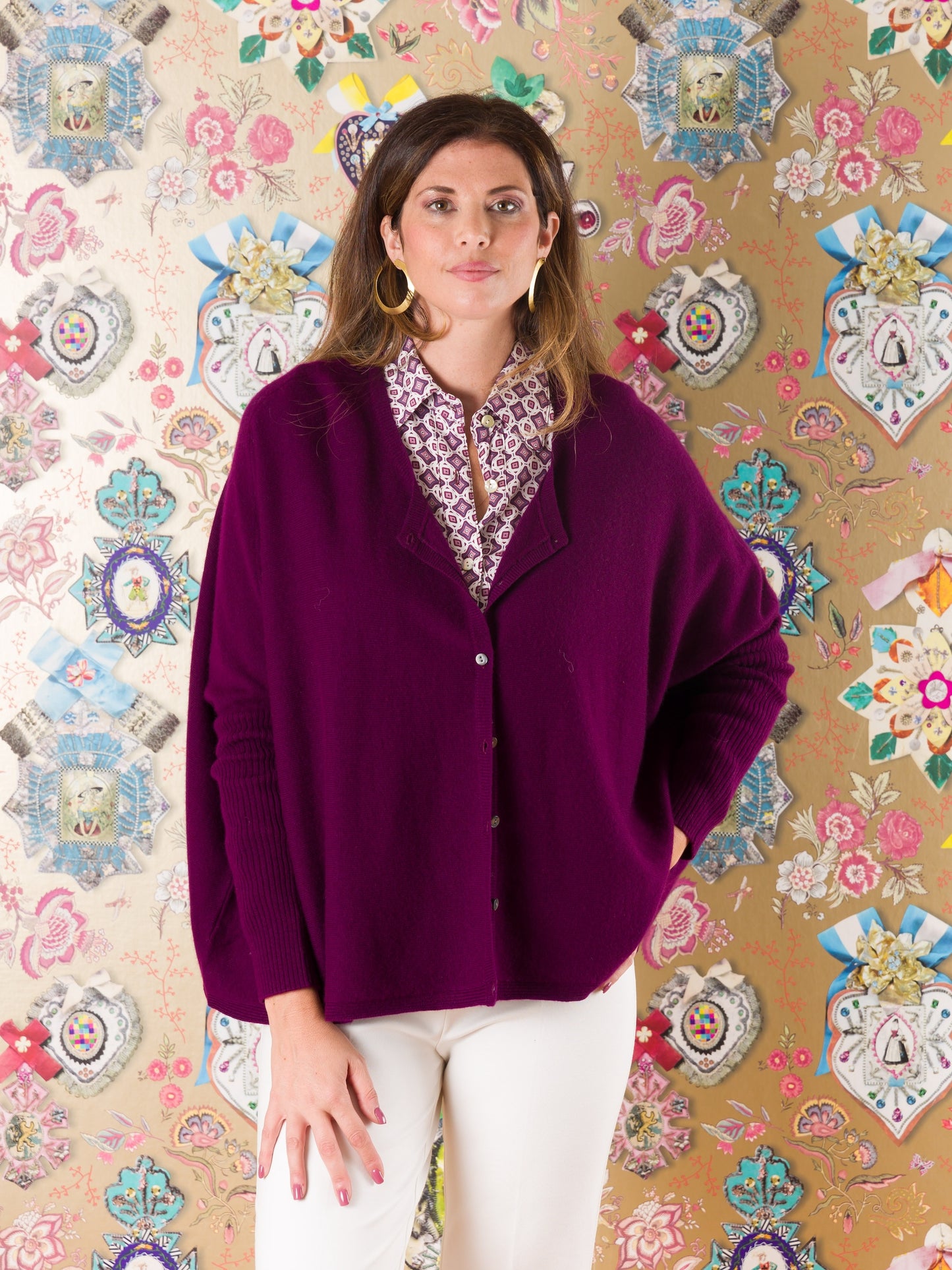 Cardigan Mtae in cashmere