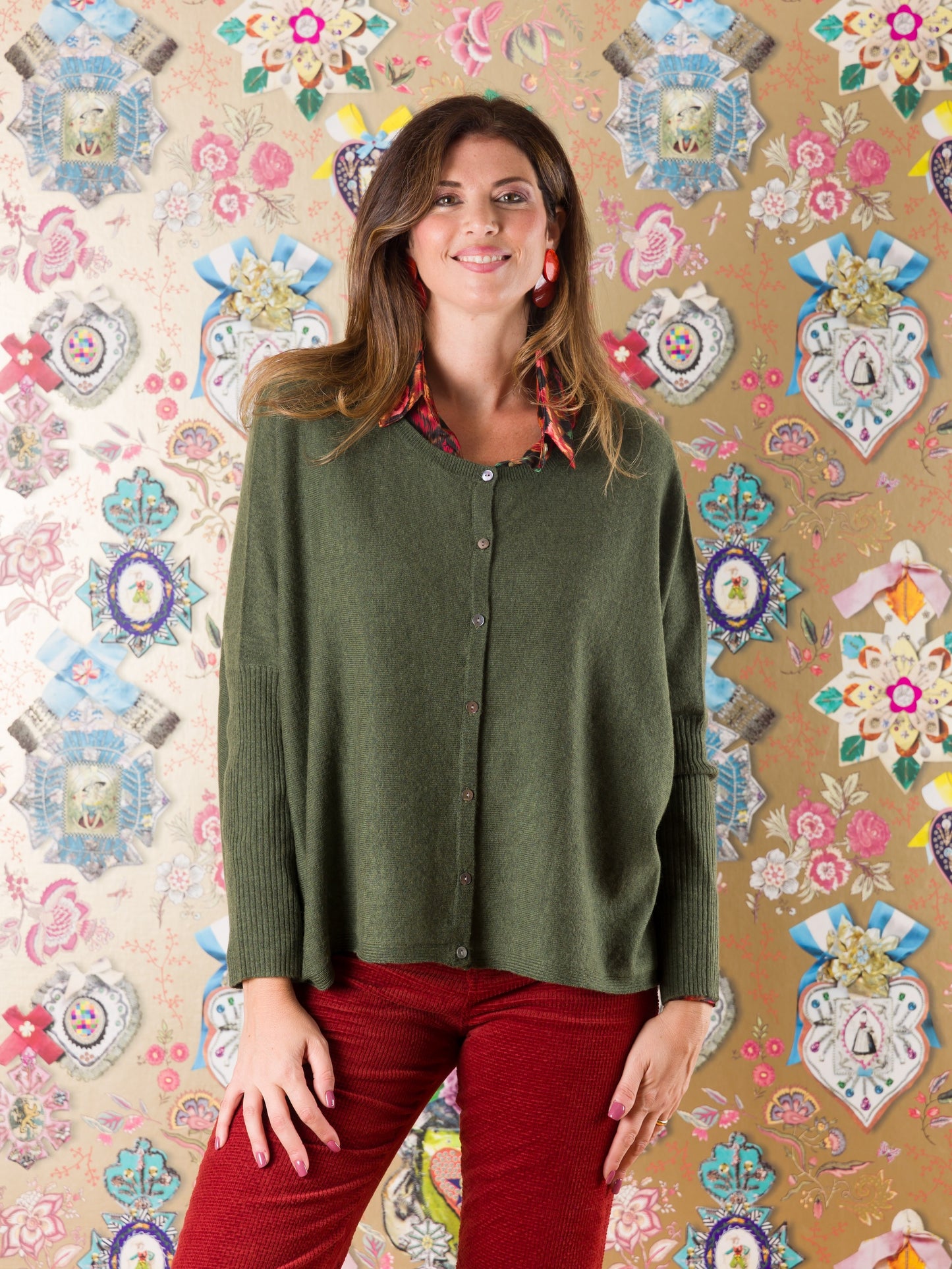 Cardigan Mtae in cashmere