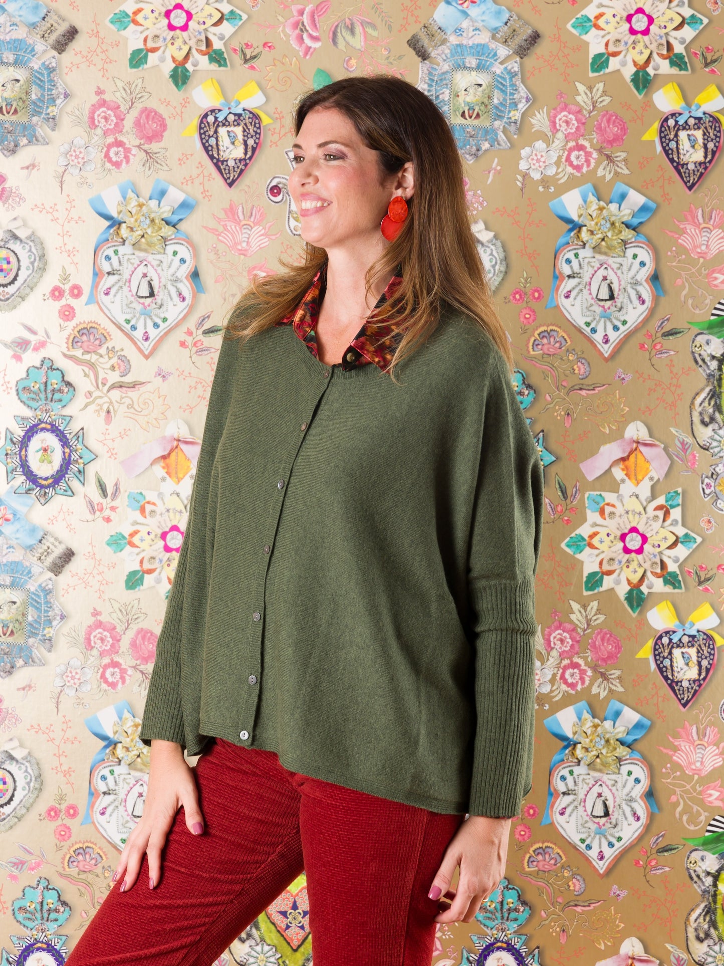 Cardigan Mtae in cashmere