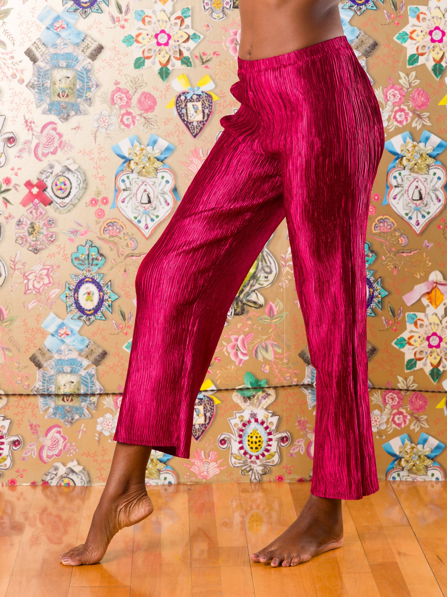 Pantaloni Loleza Peak stropicciati