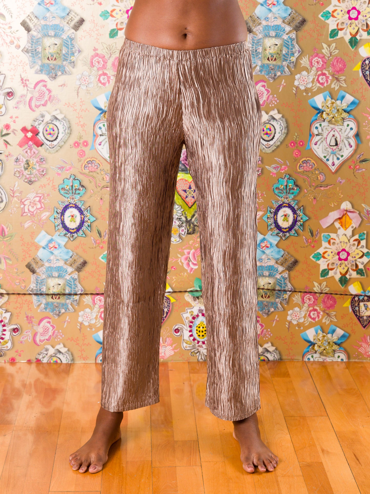 Pantaloni Loleza Peak stropicciati
