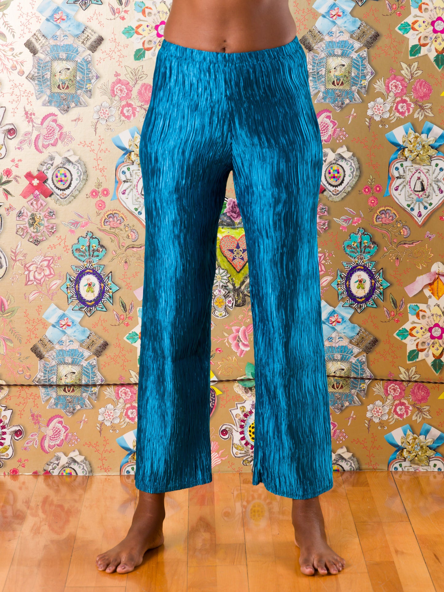 Pantaloni Loleza Peak stropicciati