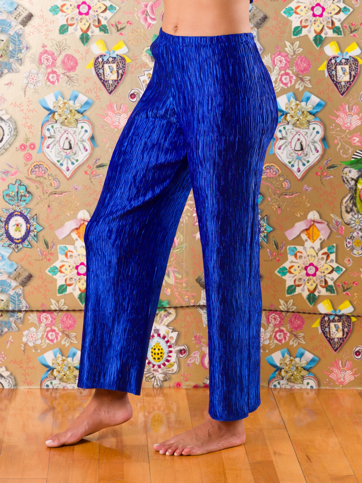 Pantaloni Loleza Peak stropicciati