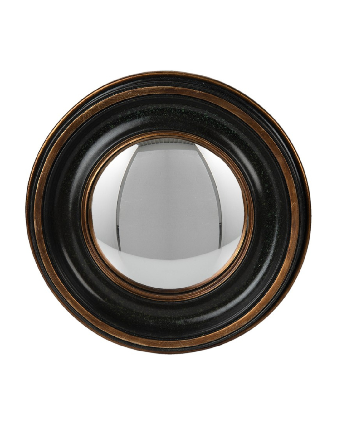 Specchio Fisheye Marrone E Nero