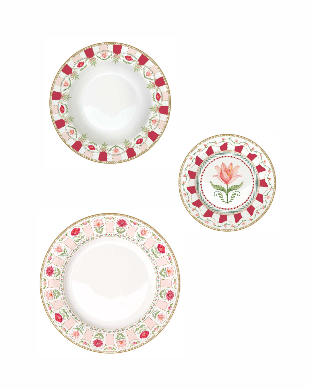 Servizio Piatti 18pz - Flowery