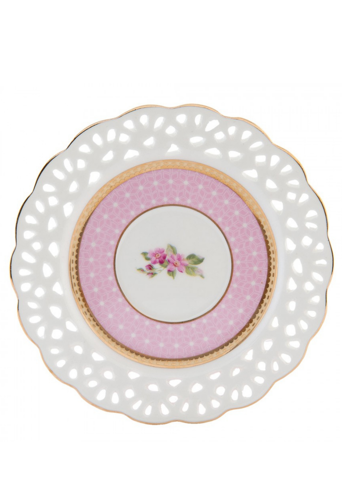 Pink lace tea cup