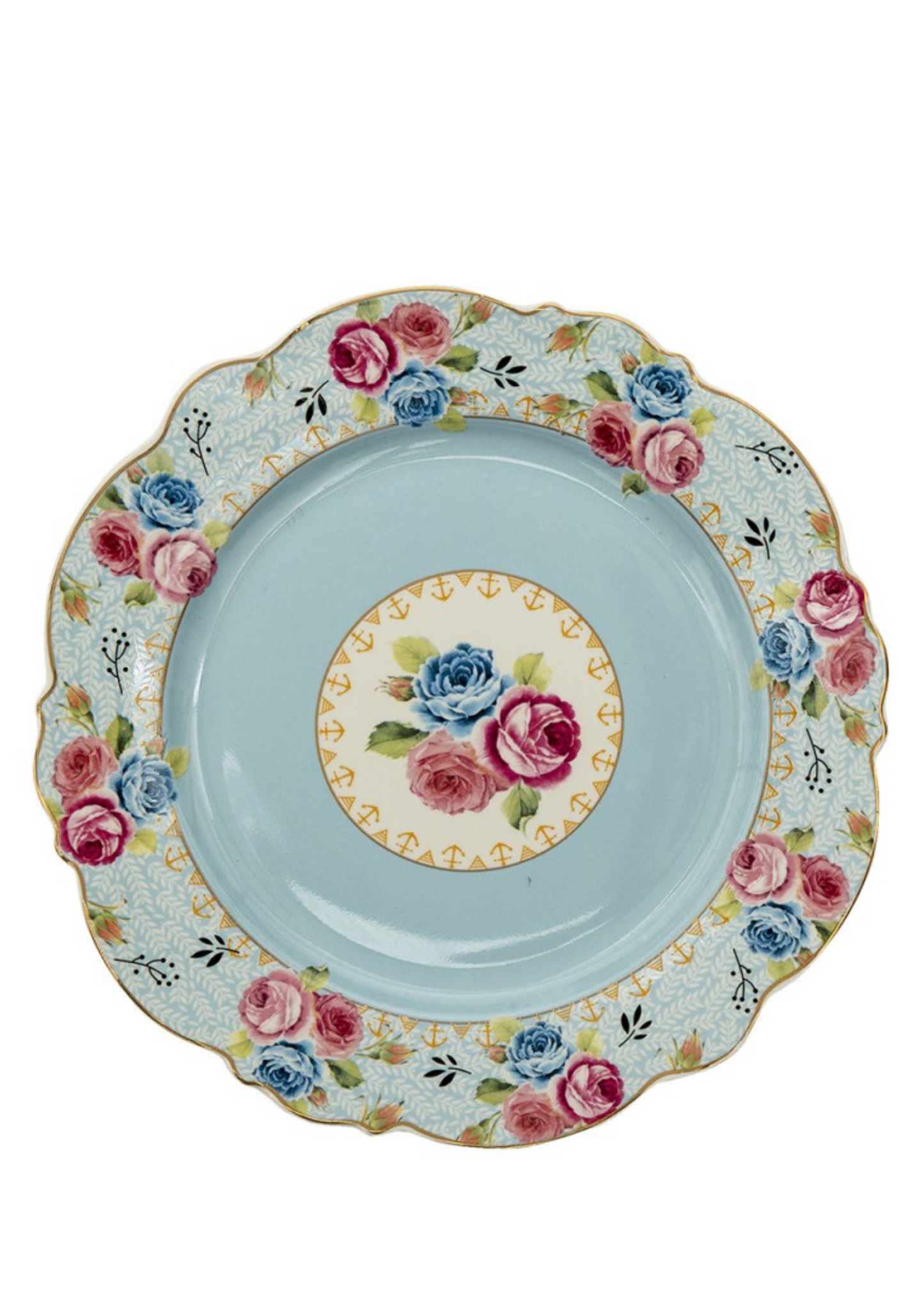 Blue Dessert Plate
