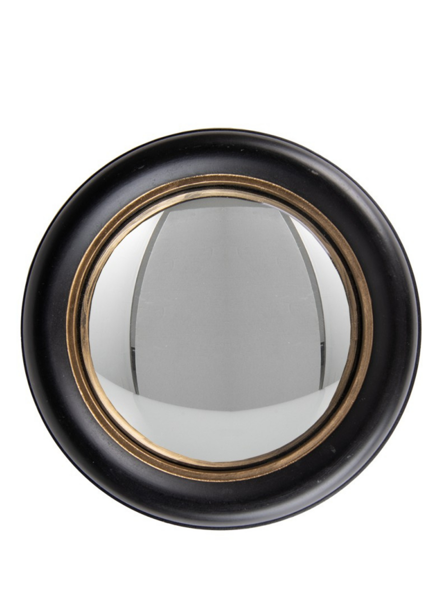 Specchio bordo oro - Fisheye