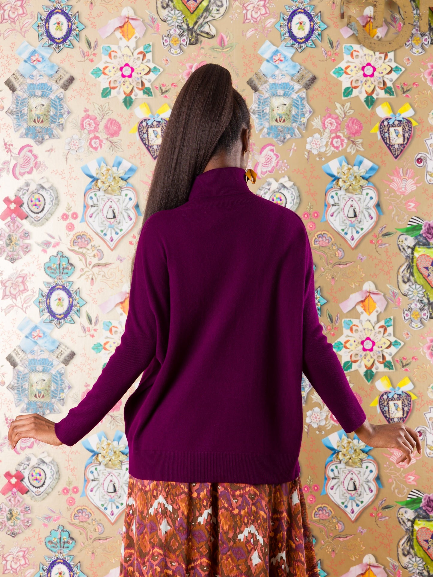 Collo alto Mbotyi in cashmere