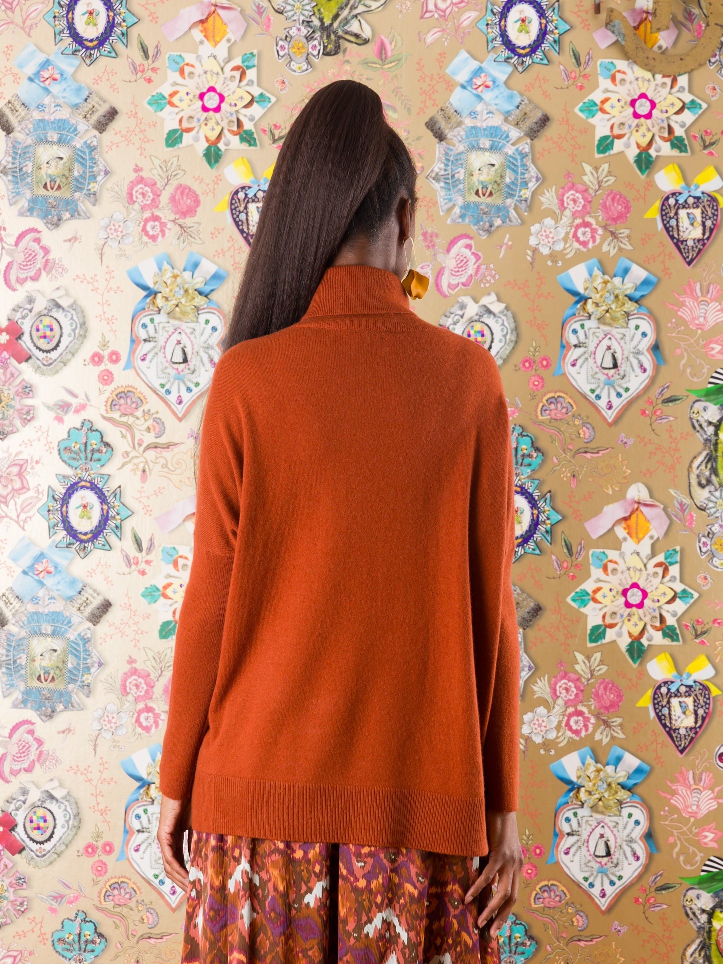 Collo alto Mbotyi in cashmere