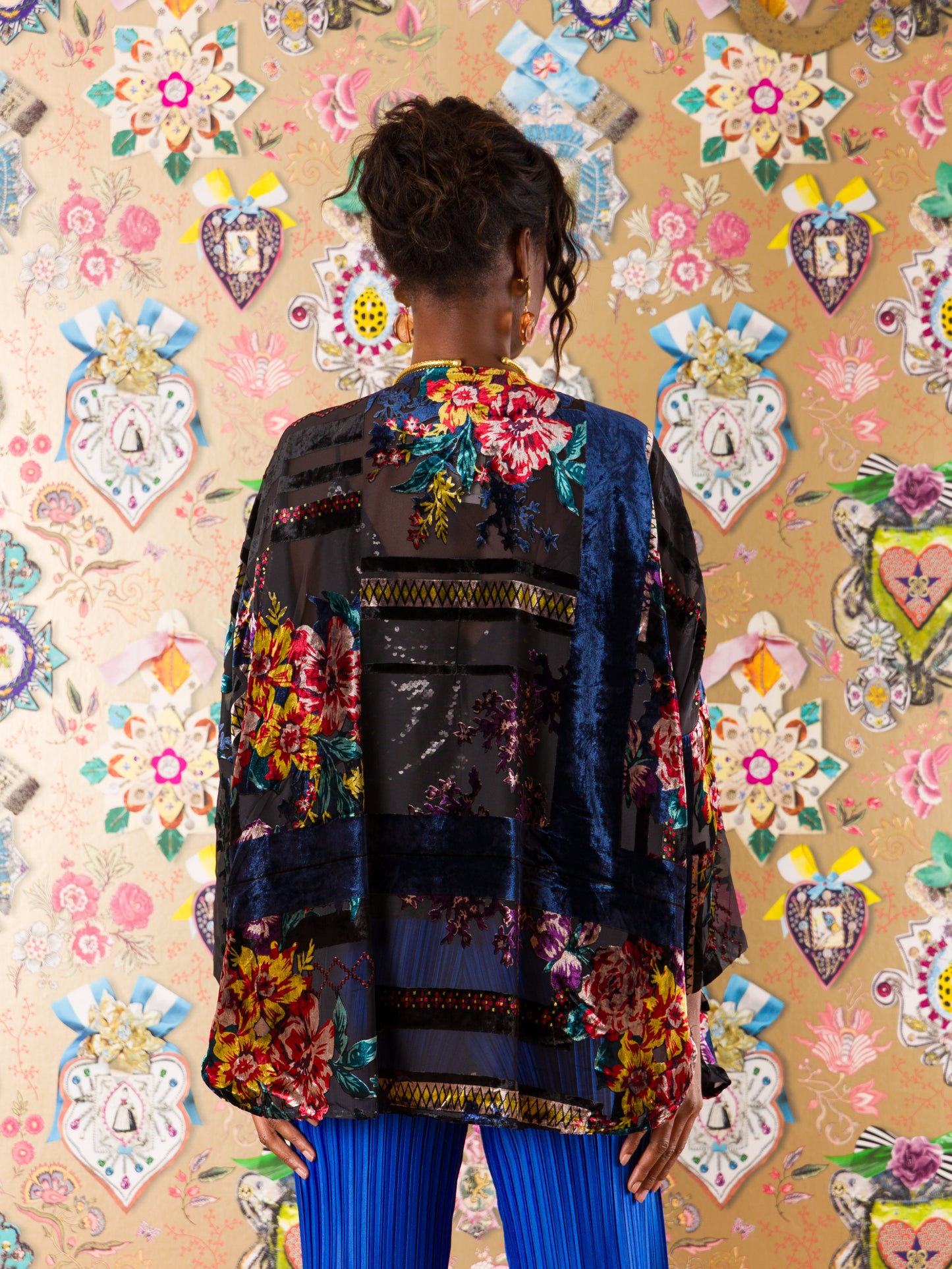 Giacca Gijon in velluto devorè