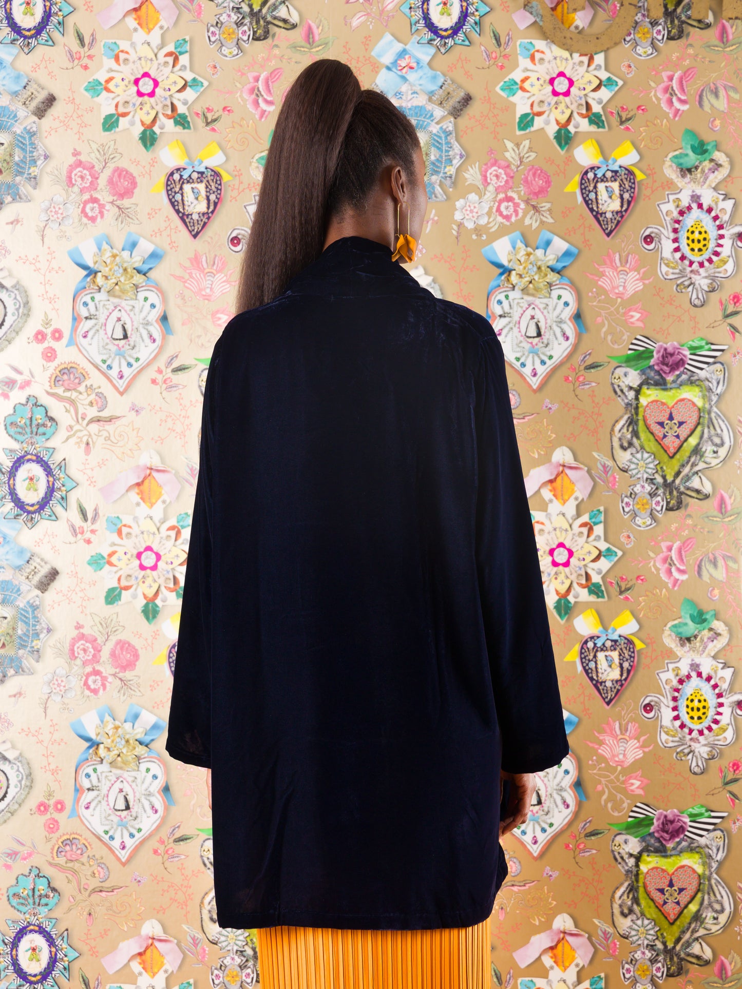 Kimono Kilwa Masoko in velluto di seta