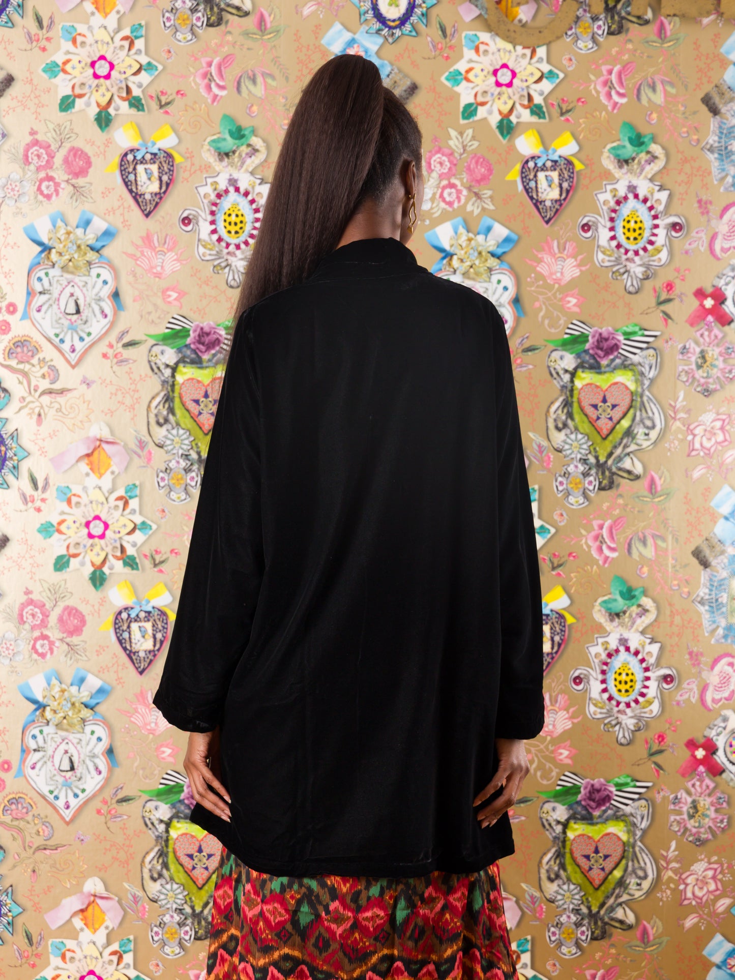 Kimono Kilwa Masoko in velluto di seta