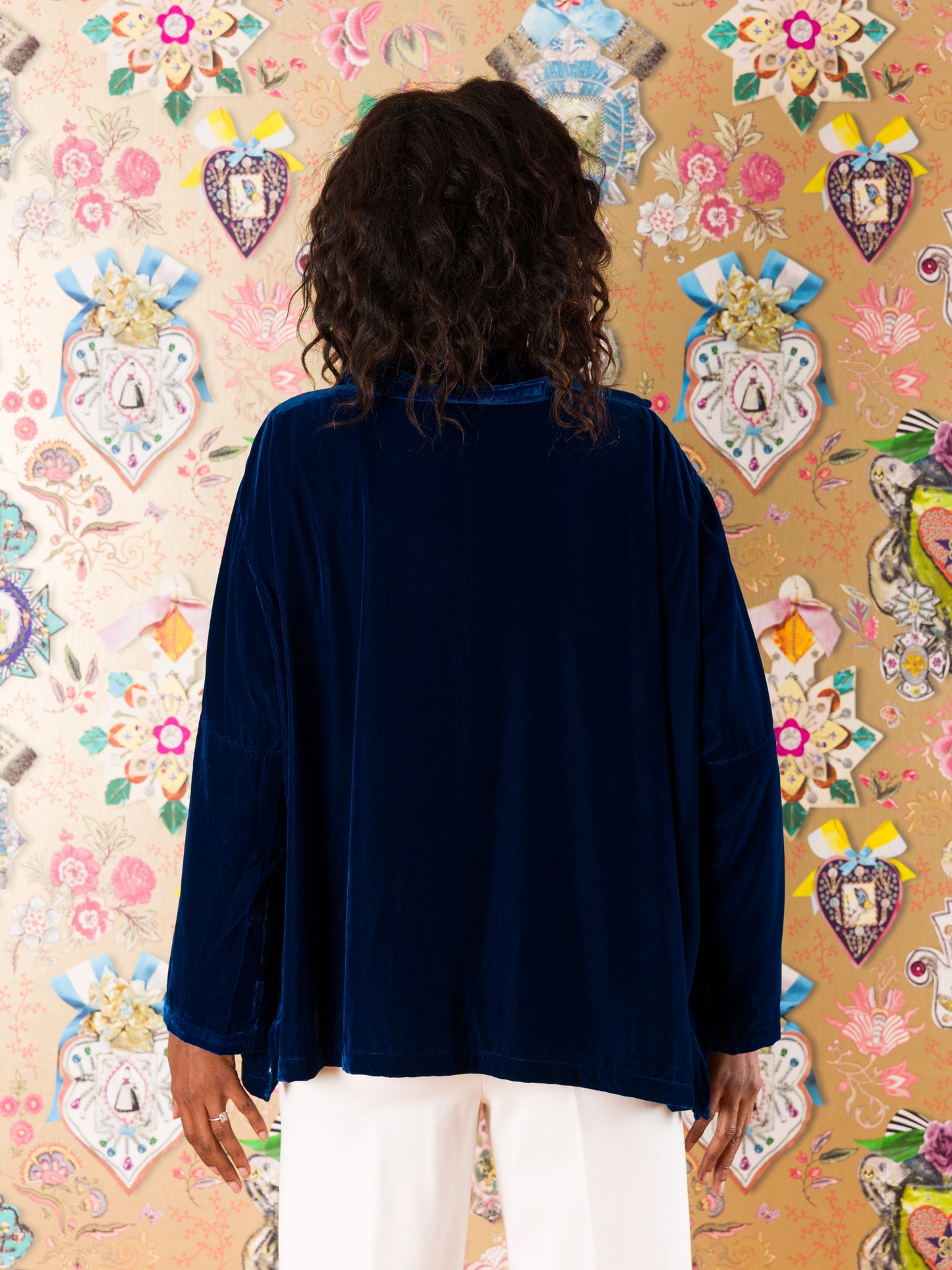 Giacca Pontevedra in velluto di seta