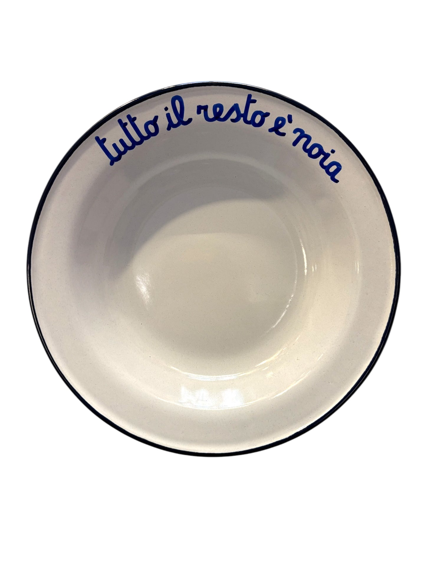 Piatto Fondo in Latta: "A Pranzo Con La Nonna"