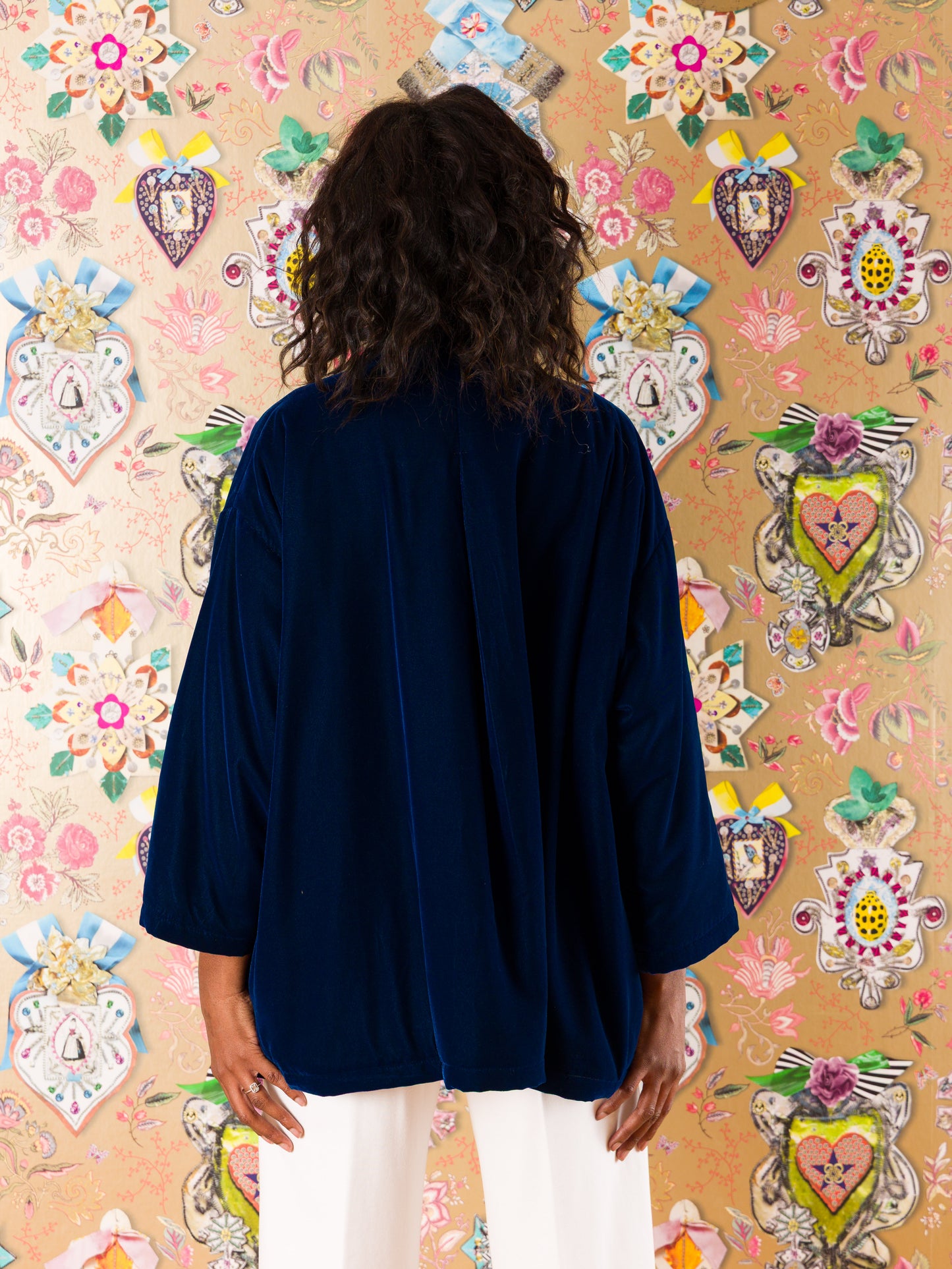 Giacca Oviedo in velluto di seta