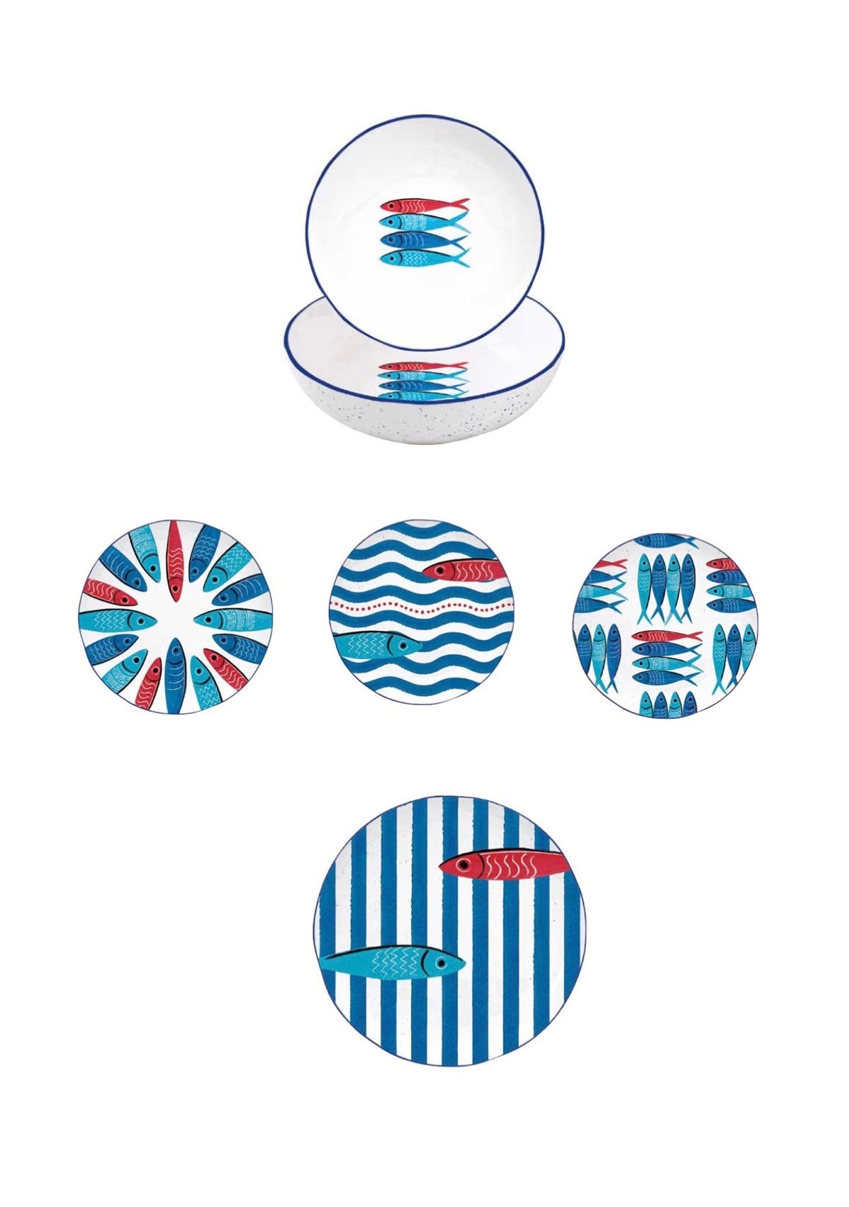 18pc dinner set - Sardine's Party