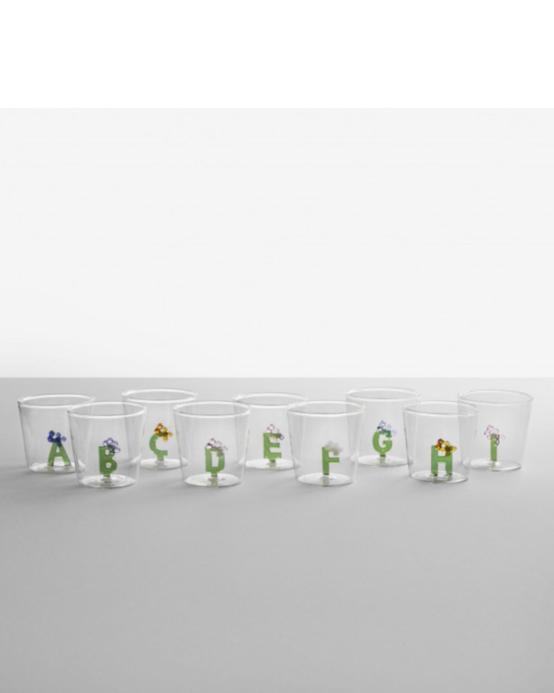 Greenwood Tumbler - Flower alphabet