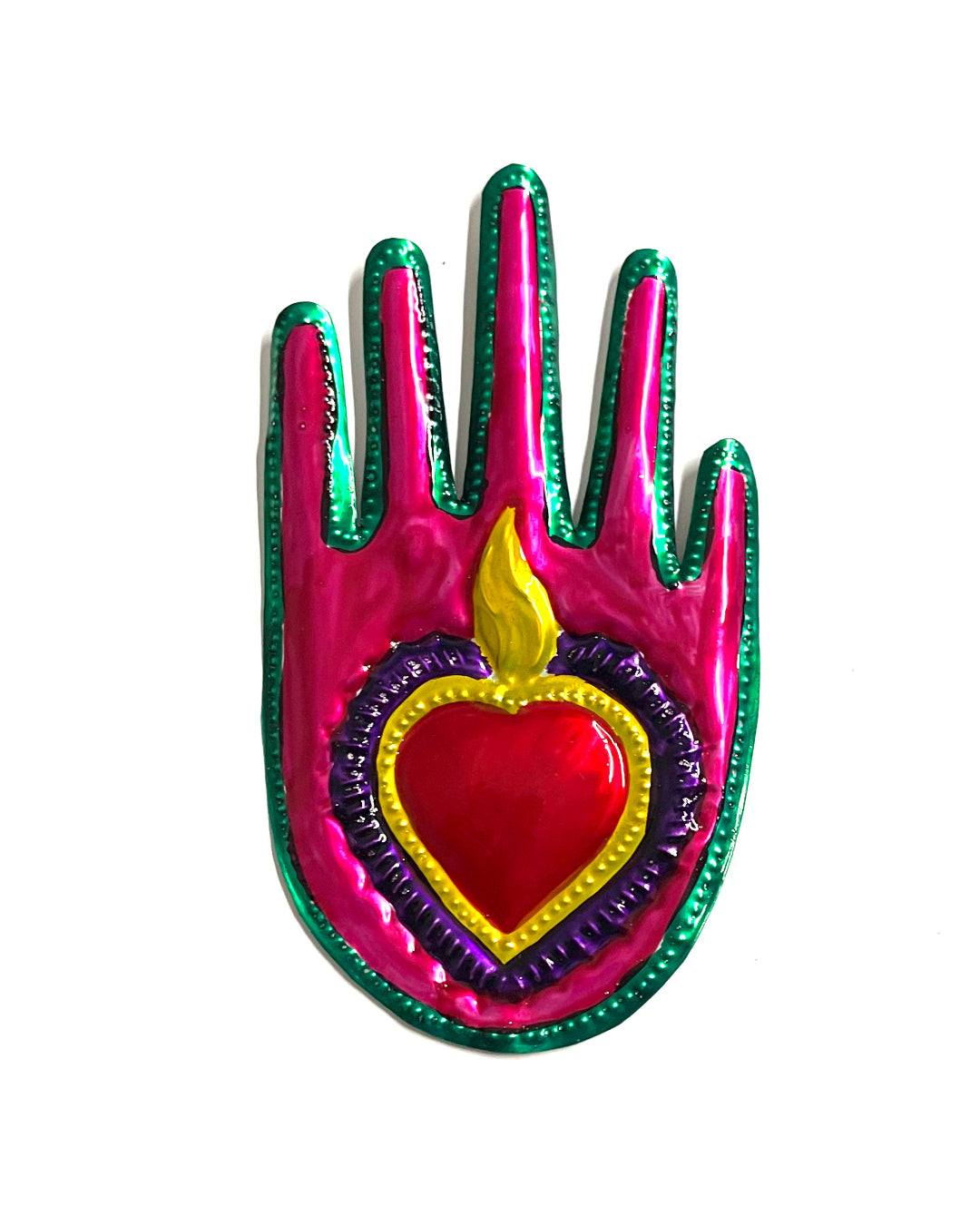 Xalaba - Manita de colores corazón sagrado