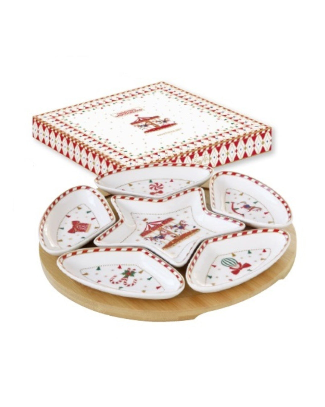 Set aperitivo tondo - Christmas wonderland