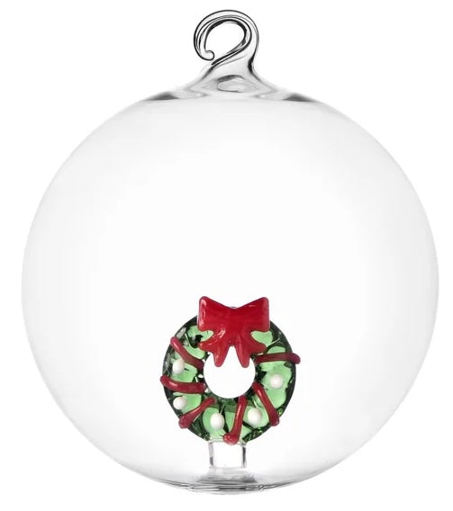 Palla di Natale con Ghirlanda Natalizia