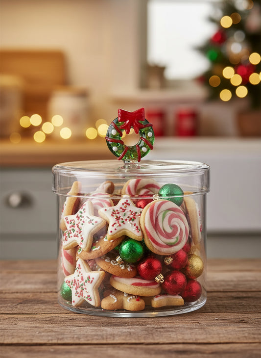 Barattolo Ghirlanda Natalizia