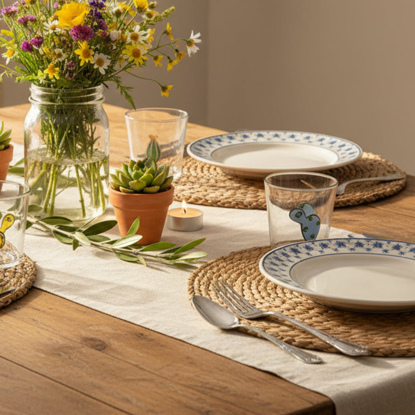 Sei Bicchieri con Cactus