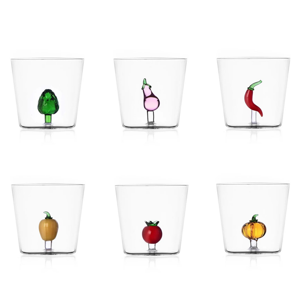 Set 6 Bicchieri Vegetables