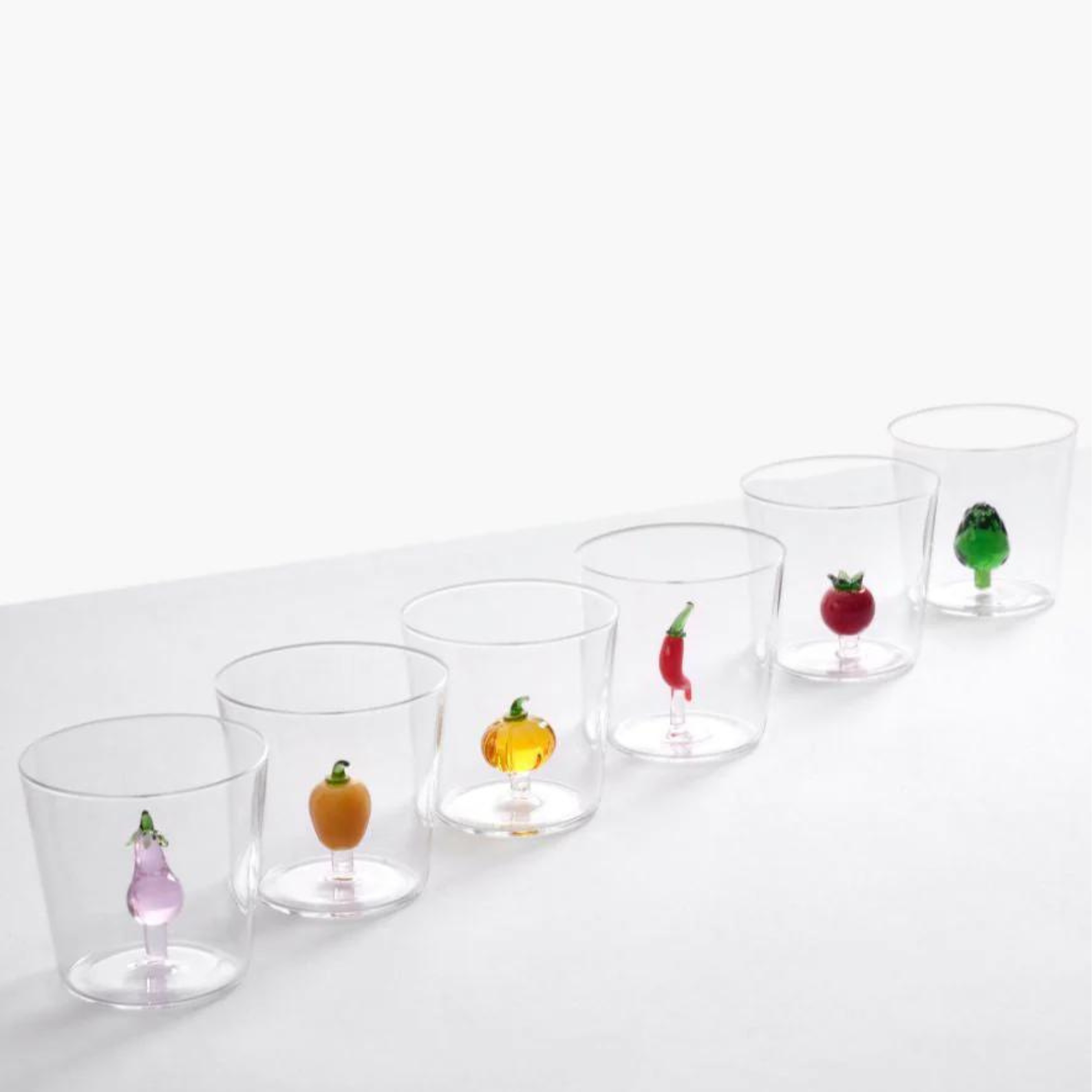 Set 6 Bicchieri Vegetables