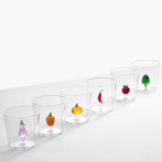 Set 6 Bicchieri Vegetables