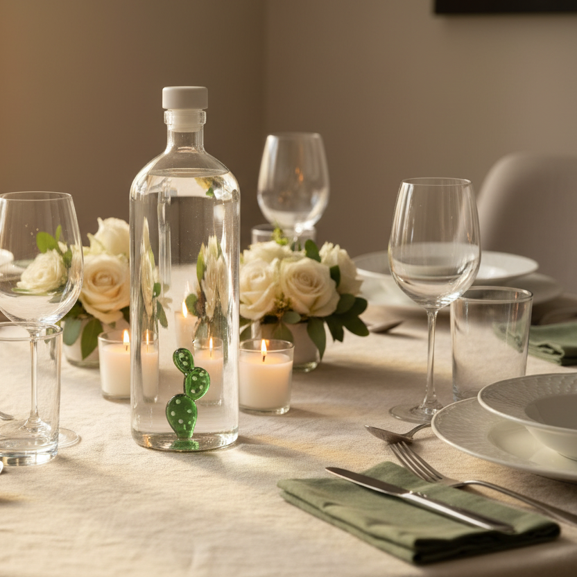 Bottiglia Cactus Verde