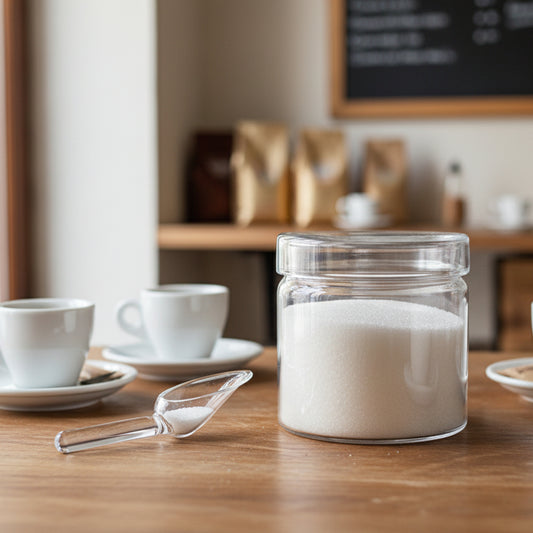 Piuma zuccheriera con paletta