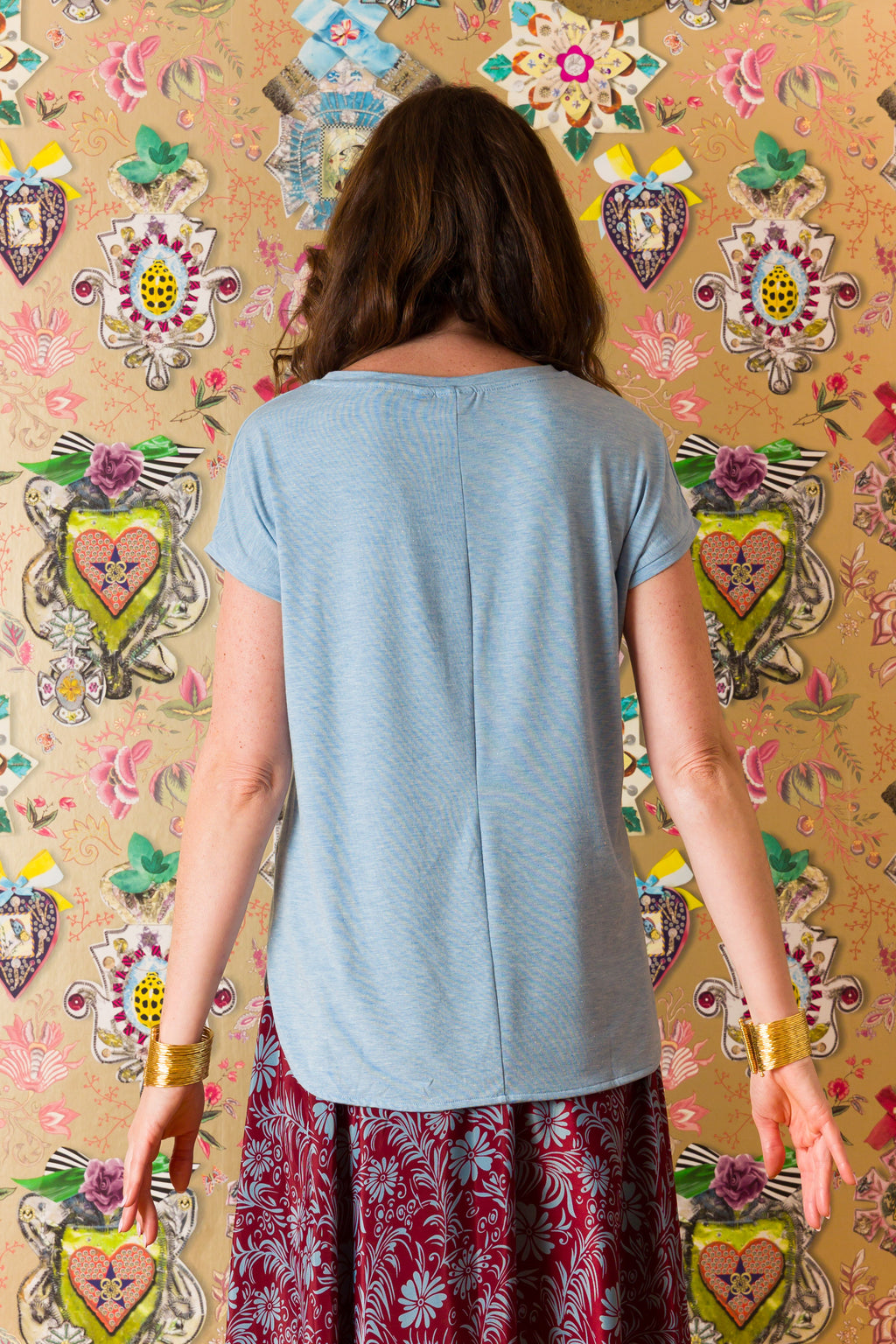 T-shirt Alessandra con lurex