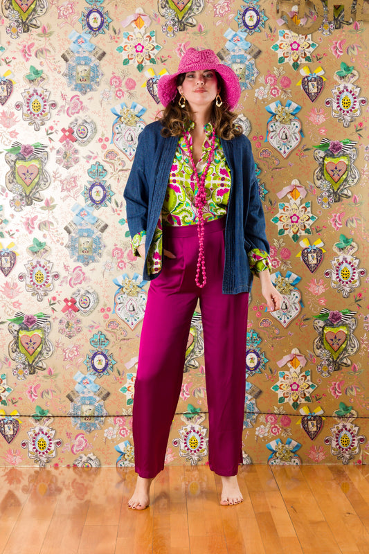 Giacca Kimono Algisa in jeans