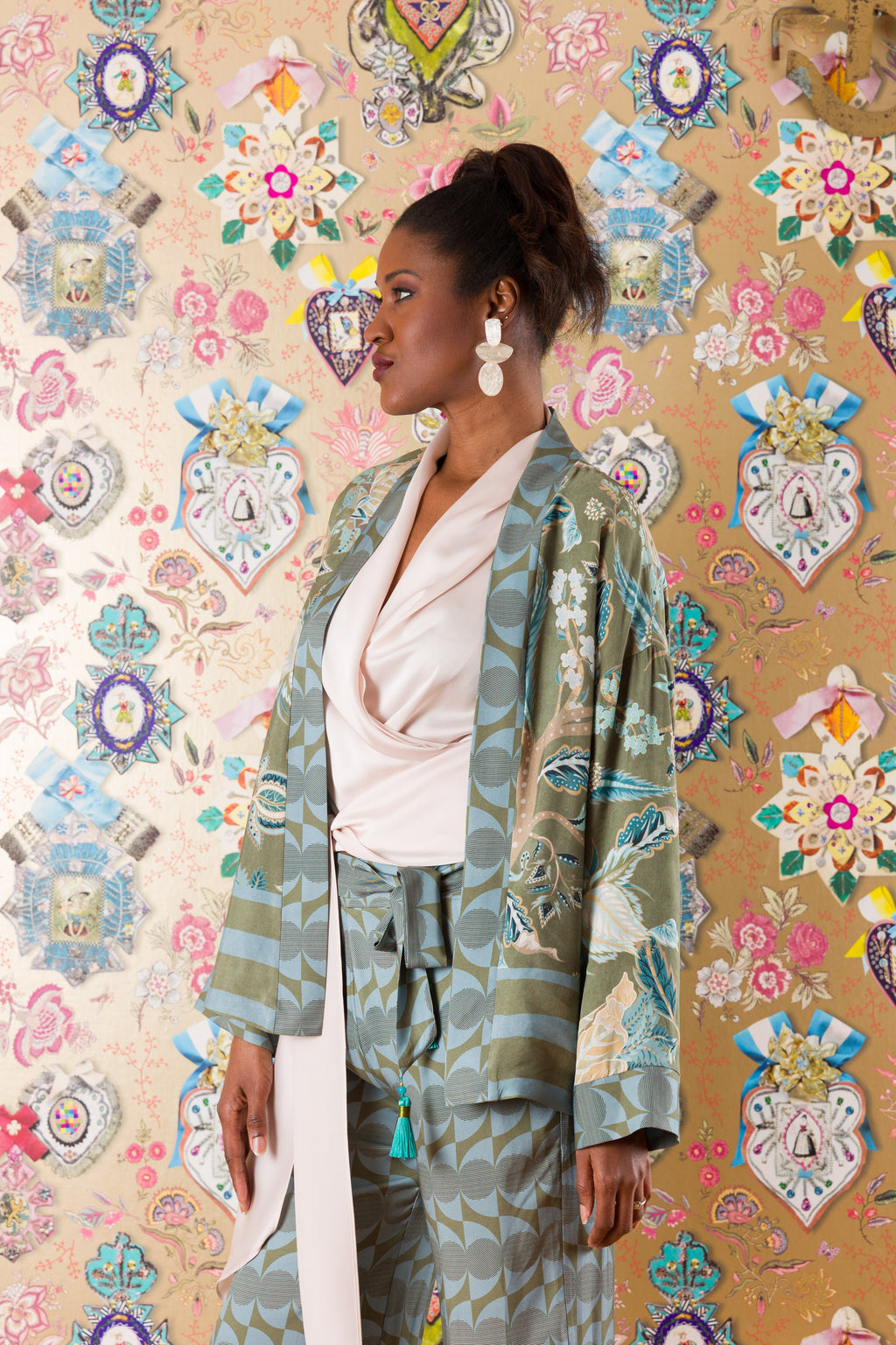Giacca Kimono Arancio