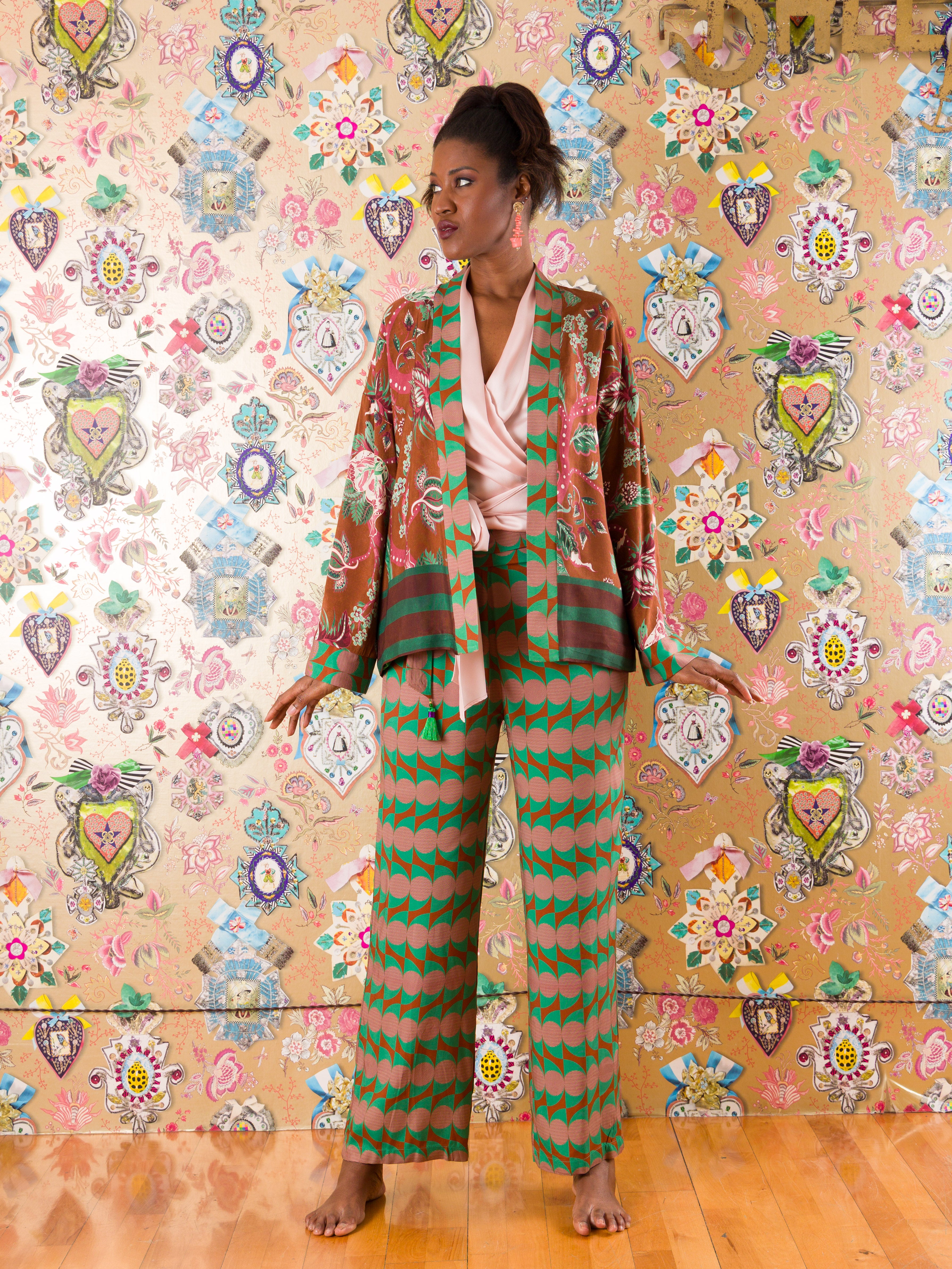 Giacca Kimono Arancio