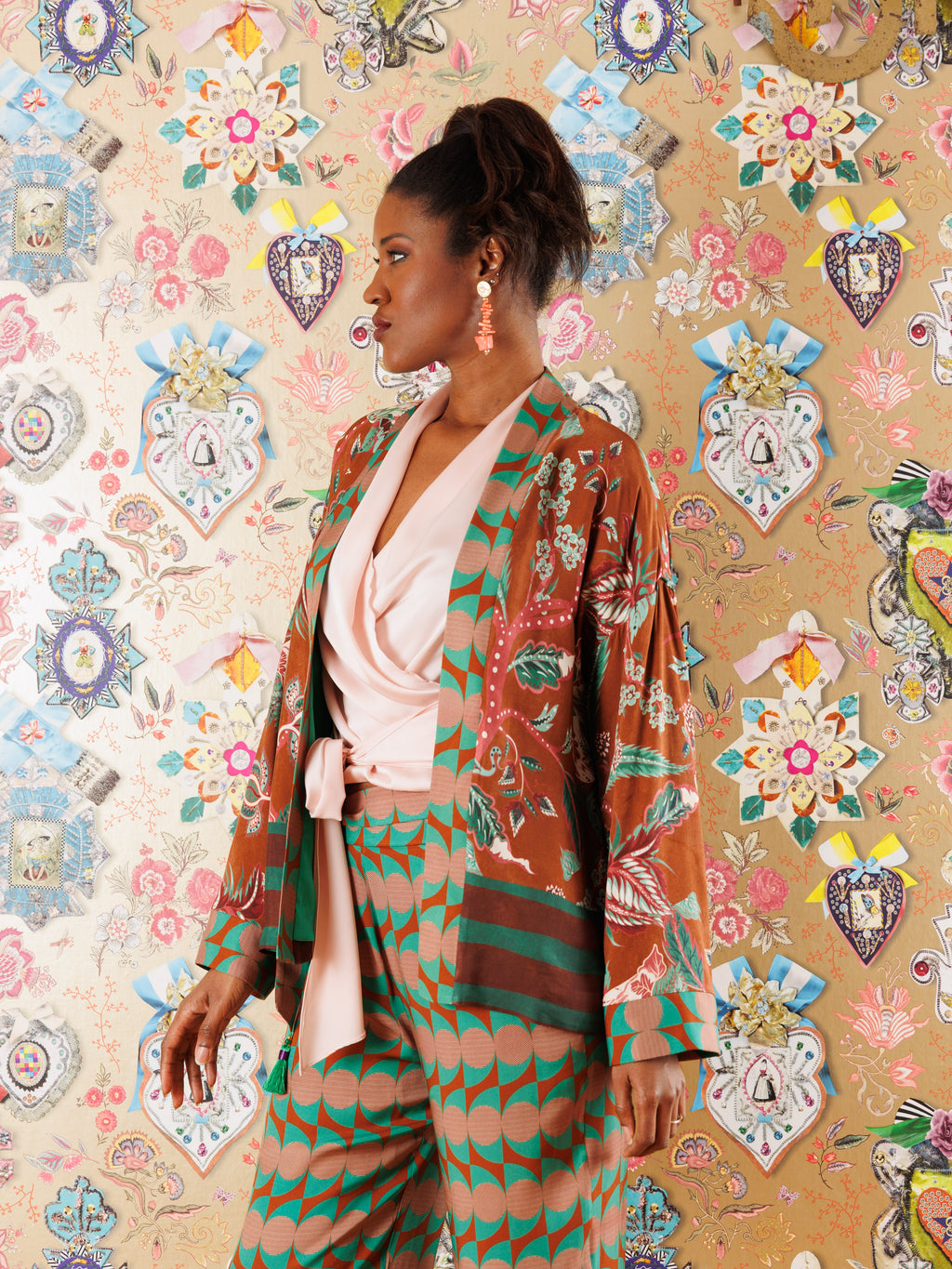 Giacca Kimono Arancio