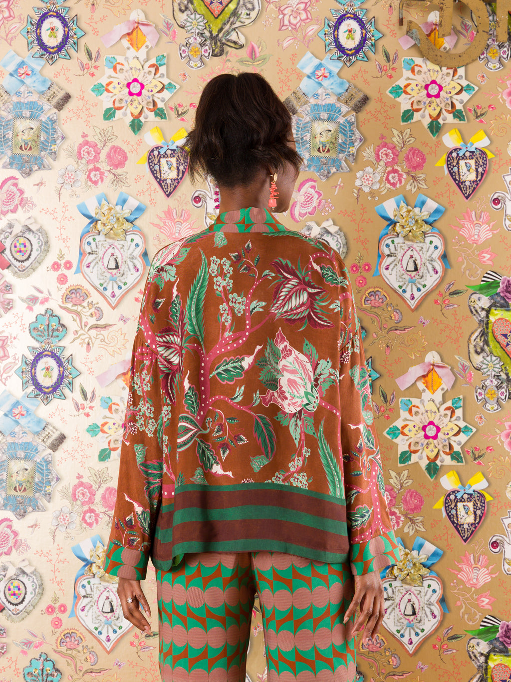 Giacca Kimono Arancio