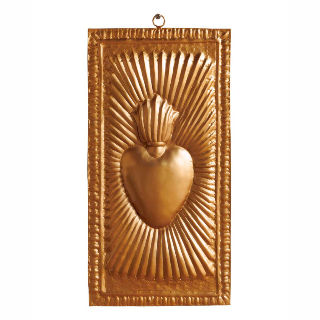 Ex voto su targa dorata