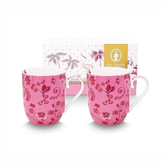 Mug Jolie Flowers Rosa